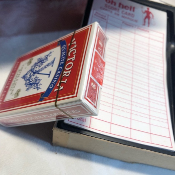 1973 Oh Hell Card Game Vintage Collectible Devil Bx only murders in the building - Picture 12 of 16